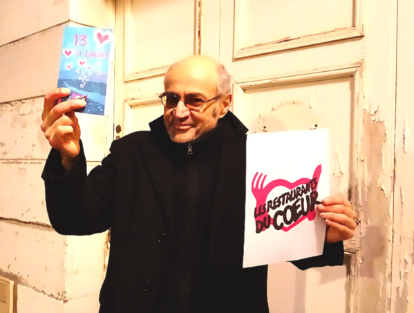 Pierre Martial soutient les Restos du Coeur en diffusant le livre "13 à table". Pierre Martial soutient les Restos du Coeur en diffusant le livre "13 à table".