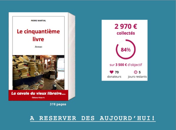 J-3. Le compte à rebours pour l'édition solidaire du "Cinquantième Livre" est lancé! Plus que 3 jours pour agir!